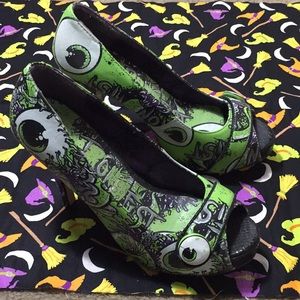 Eyeball Heels Iron Fist Spooky Halloween